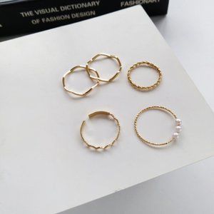 5 Piece Minimalist Fashion Ring